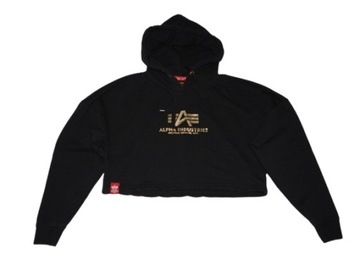 FAJNA KRÓTKA BLUZA - ALPHA INDUSTRIES OVERSIZED CROPPED
