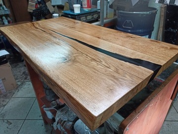 ЧЕРНАЯ ЭПОКСИДНАЯ СМОЛА canyon столешница напольная 0,5 кг трещины