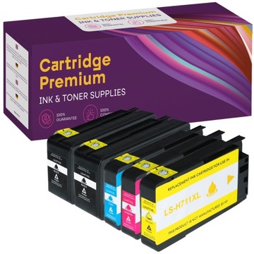 4 Tusze do HP Designjet T120 T520 CZ133A-32 711 XL