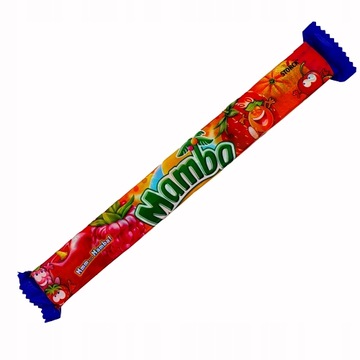 Резинка быстрого приготовления Mamba, микс вкусов, стрип 106 г