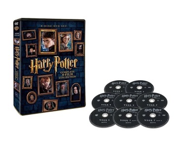 HARRY POTTER COMPLETE COLLECTION 8X DVD ENG