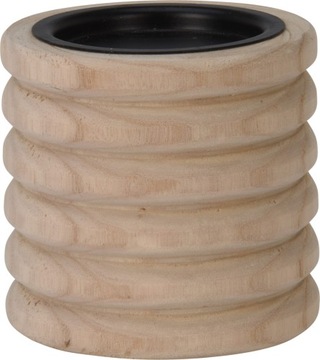 ŚWIECZNIK DREWNIANY 12 CM