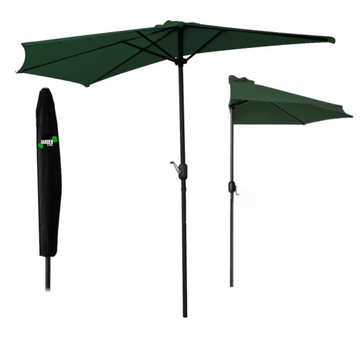 PARASOL BALKONOWY SKŁADANY POŁÓWKA 2,7m DO ŚCIANY