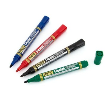 Маркер Pentel N850 круглый перманентный - красный