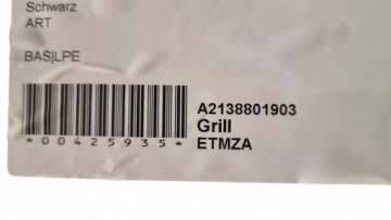 MERCEDES W213 ОРИГИНАЛЬНАЯ РЕШЕТКА E КЛАСС A2138801903