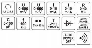 ЦИФРОВОЙ ИЗМЕРИТЕЛЬ последовательности фаз НАПРЯЖЕНИЕ YATO
