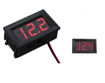 Mini DC 5V-120V Woltomierz Panel LED 3-cyfrowy