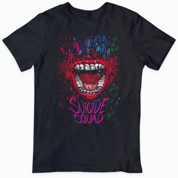 Suicide Squad Koszulka dla fana postaci filmowych Rozm L Męska T-shirt Męsk