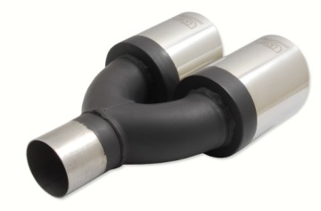 Наконечник глушителя, двойной круглый, 2x90 мм, СПРАВА |