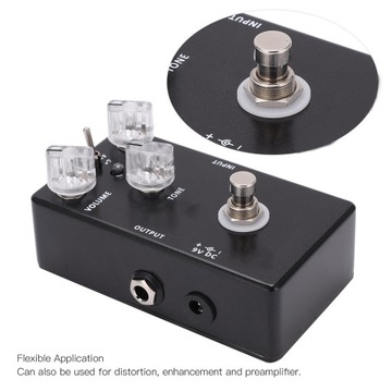 Портативная гитарная педаль эффектов Super Rat True Bypass Distortion, QU