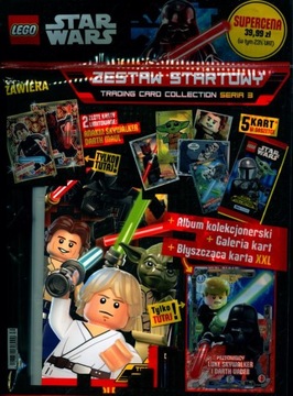 LEGO STAR WARS ZESTAW STARTOWY SERIA 3 1 / 2022 album karty limited