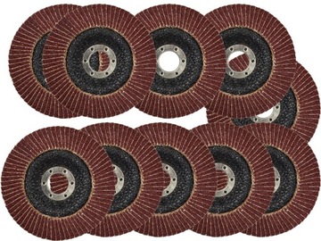 TARCZA LISTKOWA ŚCIERNICA LAMELKA 125MM P40 10SZT