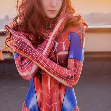 НАРЯД КОСТЮМ ЖЕНЩИНЫ-ПАУКА 158/164