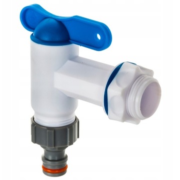 ПЛАСТИКОВЫЙ КРАН ДЛЯ БОЧКИ С ВОДОЙ, САДОВЫЙ СЛИВНОЙ КЛАПАН 3/4