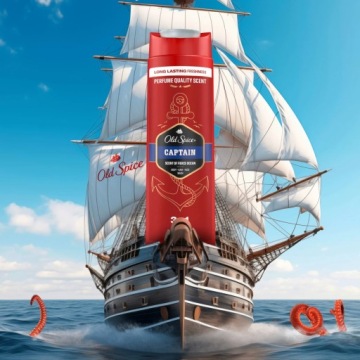 Гель для душа Old Spice Captain 3в1 400мл