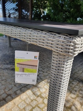 Stół Kettler Cubic + Blat Kettler HPL Wash/Anthraz