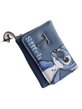 Disney Portmonetka Portfel STITCH z literą T na przodzie portfela ORYGINAŁ