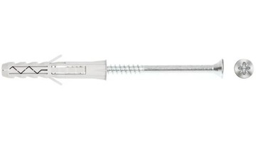 KOŁKI ROZPOROWE KRX 10X50mm Z WKRĘTEM 70mm 100szt.
