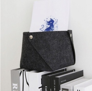 Корзина из фетра КОНТЕЙНЕР-ОРГАНИЗАТОР для письменного стола ИГРУШКИ