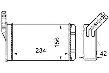 HELLA RADIÁTOR 96103384 644878