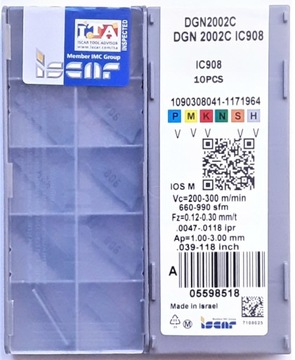 Płytki DGN 2002C IC 908 ISCAR