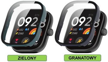 ЗАЩИТНЫЙ ЧЕХОЛ + ЗАКАЛЕННОЕ СТЕКЛО 2в1 ДЛЯ XIAOMI REDMI WATCH 4 | 6 ЦВЕТОВ