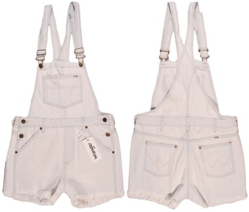 WRANGLER spodenki BLUE ogrodniczki BIB SHORT_ M