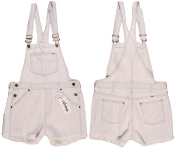 WRANGLER spodenki WHITE ogrodniczki BIB HORT_ M