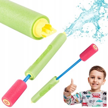 PISTOLET NA WODĘ PIANKOWY SIKAWKA DO WODY POMPKA