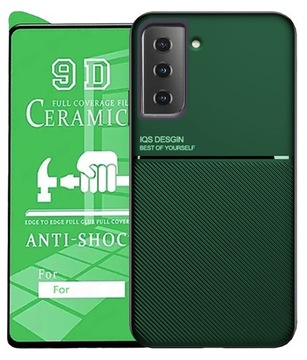 ETUI CASE Business OBUDOWA DO SAMSUNG GALAXY S21 / SZKŁO HYBRYDOWE 9D