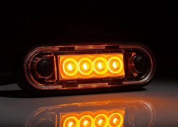 fristom ГАБАРИТНЫЙ ФОНАРЬ желтый 12-30В LED