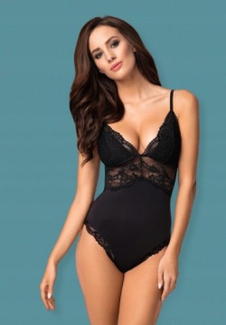 ОБЕССИВНОЕ ИСКУШЕННОЕ ЧЕРНОЕ КРУЖЕВНОЕ БОДИ 810 TED L/XL