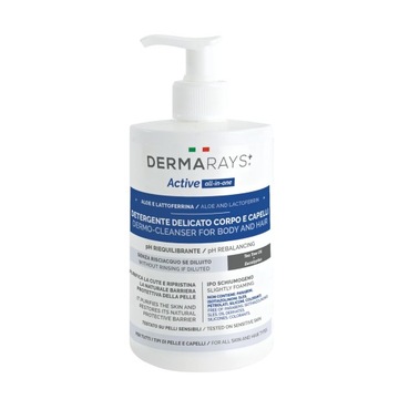 DERMARAYS ACTIVE ALL-IN-ONE - PŁYN DO CIAŁA I WŁOSÓW 500 ML