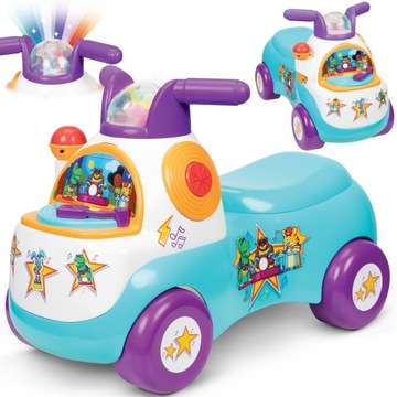 Fisher Price JEŹDZIK DISCO MUZYCZNY ŚWIECĄCA KULA MIKROFON
