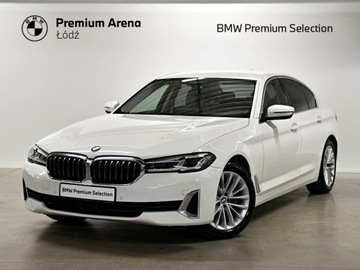 BMW Seria 5 G30-G31 Limuzyna Facelifting 2.0 520i 184KM 2021 BMW 520 AdaptiveLED/ Harman/ Aktywny Tempomat/ Dos