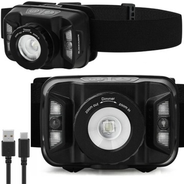 LATARKA LED CZOŁOWA CZOŁÓWKA BLACKHAWK PRO 360 lm