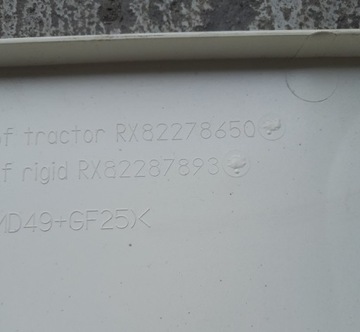 СПОЙЛЕР, ОБТЕКАТЕЛЬ, БАННЕР НА КРЫШЕ, RENAULT GAMA T