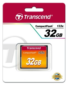 TRANSCEND 32 ГБ CF Compact Flash 133x 30 МБ/с UDMA4