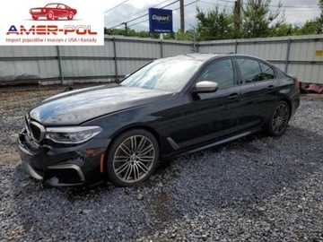 BMW Seria 5 G30-G31 M5 Limuzyna 4.4 M550i 530KM 2019 BMW Seria 5 2019r., M550IX, od ubezpieczalni 4.4 Benzyna 530KM