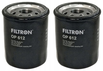 2× FILTR OLEJE FILTRON OP 612