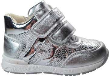 SREBRNE TRZEWIKI CEKINY wkł. profil skóra nat r 20