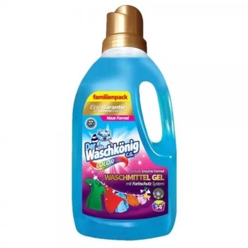 Der Waschkonig Żel do prania koloru i uniwersalny 2x1,625L - 2x54 prania
