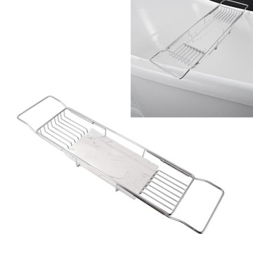 Металлическая мраморная подставка для ванны