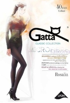 Rajstopy Rosalia Gatta mikro mat 40den rozm 5 vino