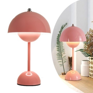 LAMPKA STOŁOWA GRZYBOWA BEZPRZEWODOWA LED DOTYKOWA 3 TEMPERATURY BARWOWE