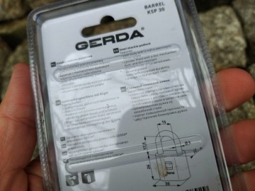 НАВЕСНОЙ ЗАМОК GERDA KSP BARREL 30MM ДЛЯ ШКАФА ДЛЯ ЗАЛА С 3 КЛЮЧАМИ