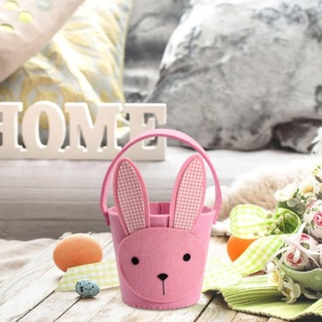 Easter Bags Treats Gift Bags Spring Egg Pink