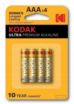 4x BATERIA alkaliczna Kodak ULTRA LR03 1.5V AAA