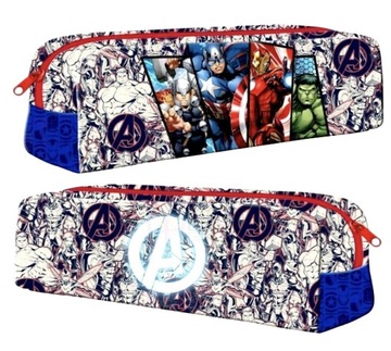 PIÓRNIK SZKOLNY DLA DZIECKA DO SZKOŁY TUBA ZAPINANY NA ZAMEK AVENGERS