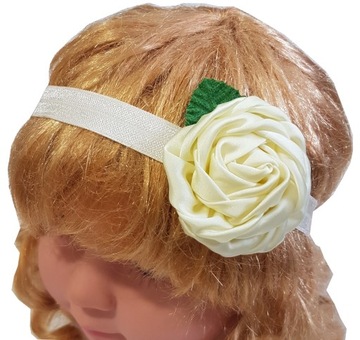 OPASKA KWIAT ECRU 38cm-54 cm KWIAT RÓŻA ROCZEK